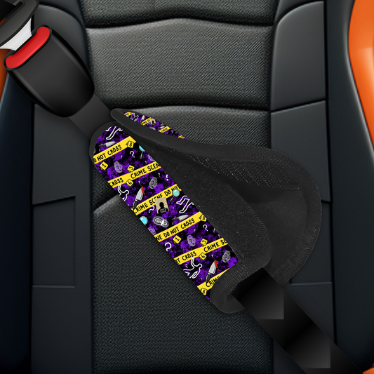 Crime scene seatbelt cover