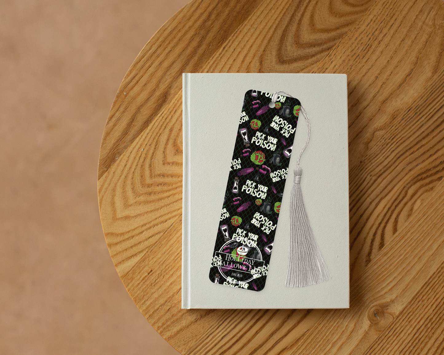 Pick your poison bookmark