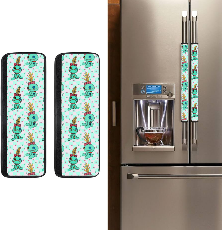 Kids doll fridge handle