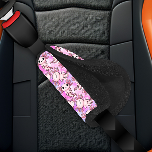 Axolotl seatbelt cover