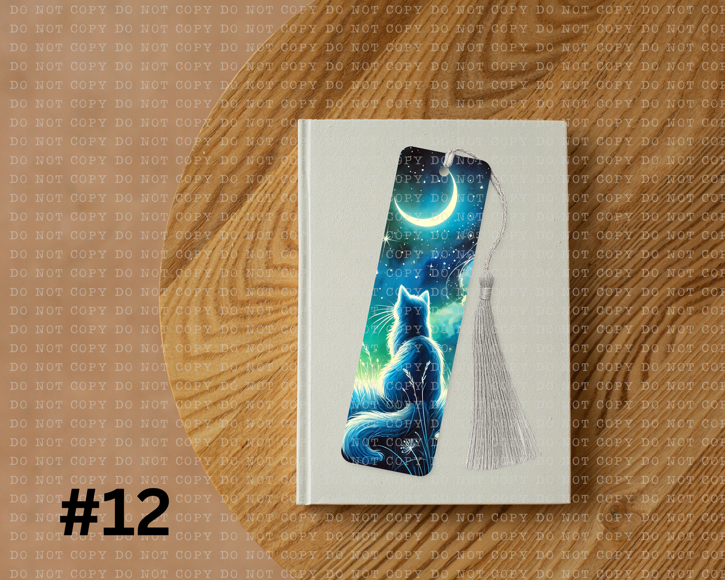 Cat of the night bookmark