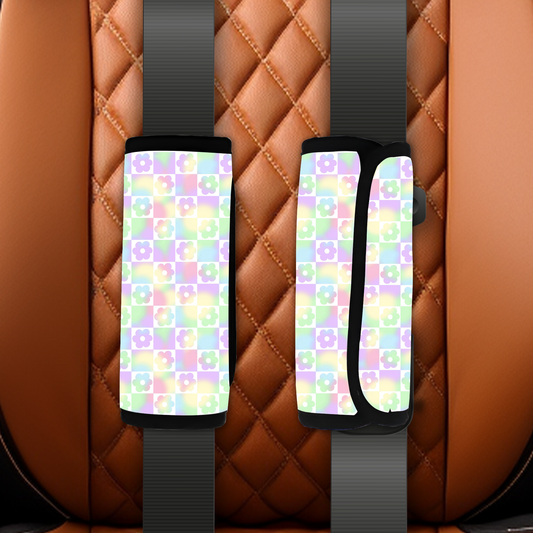 Pastel Flower seatbelt cover