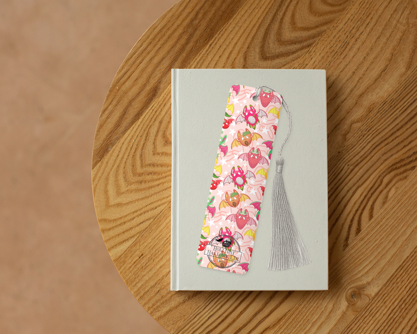 Fruit bats metal bookmark