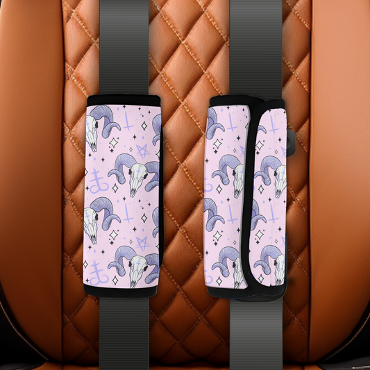 Rams head seatbelt cover