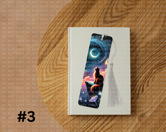 Cat of the night bookmark