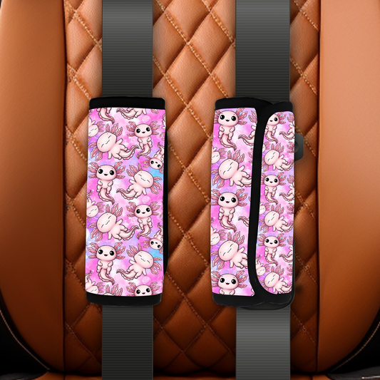 Axolotl seatbelt cover