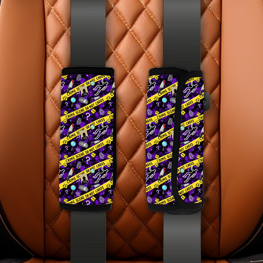 Crime scene seatbelt cover