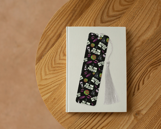 Pick your poison bookmark
