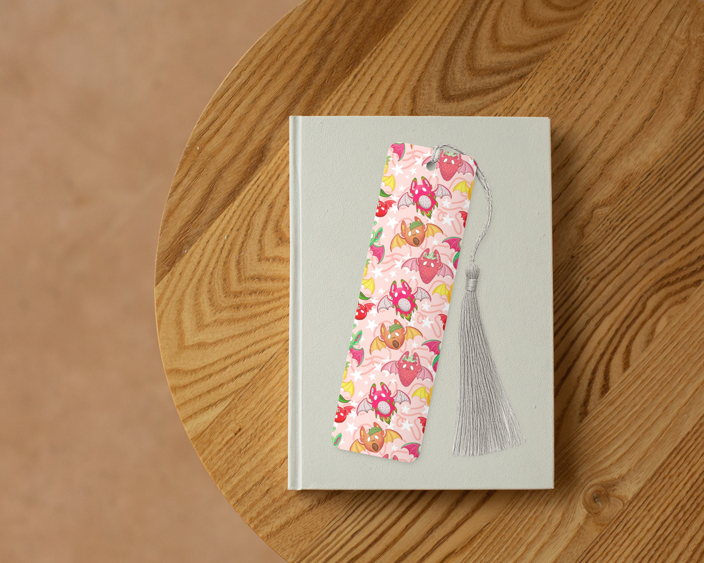 Fruit bats metal bookmark