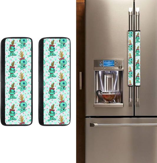 Kids doll fridge handle