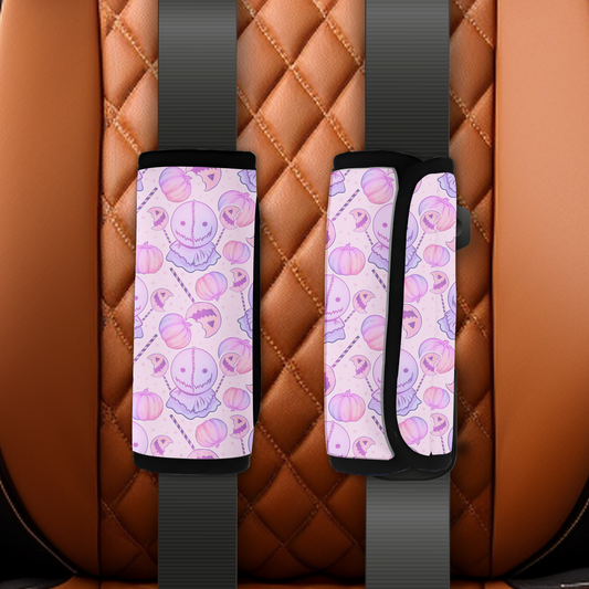 Pumpkin pop seatbelt cover
