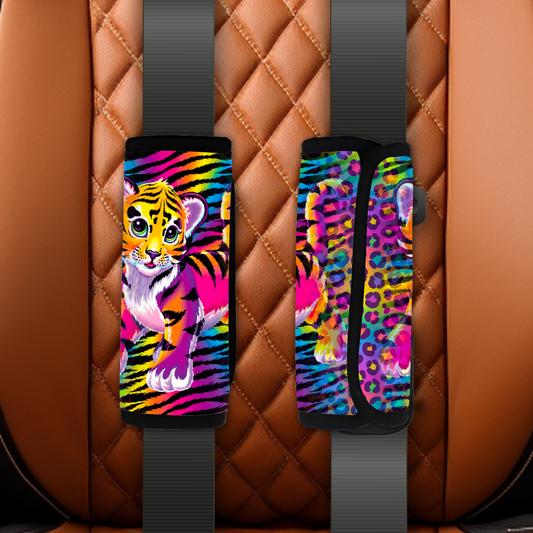 Pretty tiger seatbelt cover