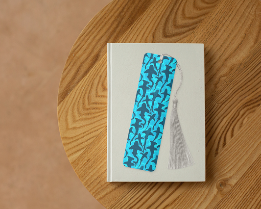 Shark metal bookmark