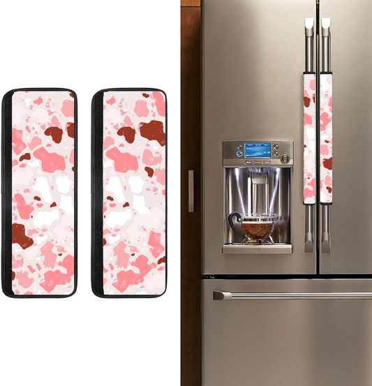 Pink cow fridge handle