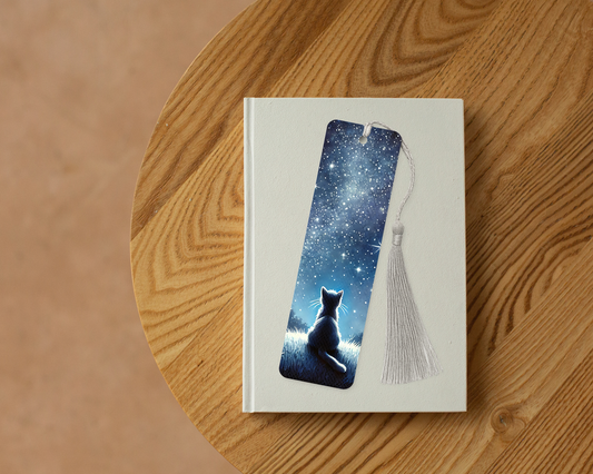 Cat of the night bookmark
