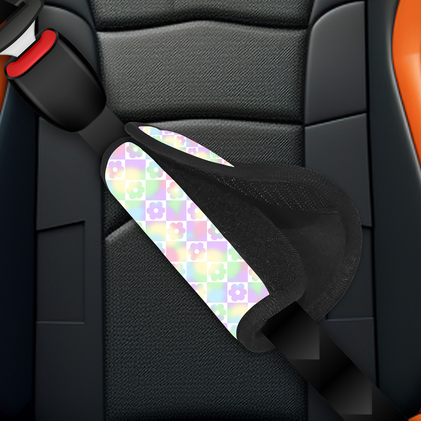 Pastel Flower seatbelt cover