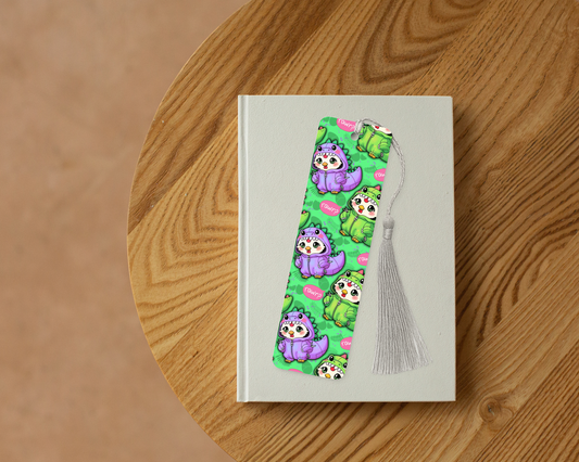 Dino chicken bookmark