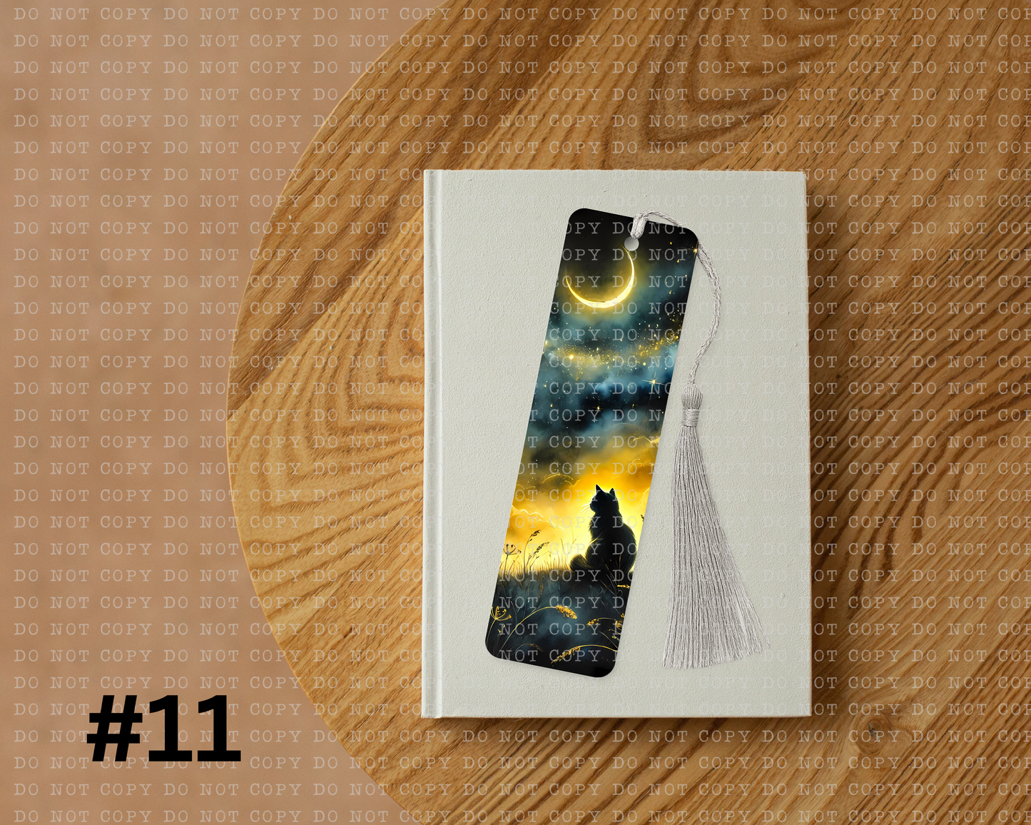 Cat of the night bookmark